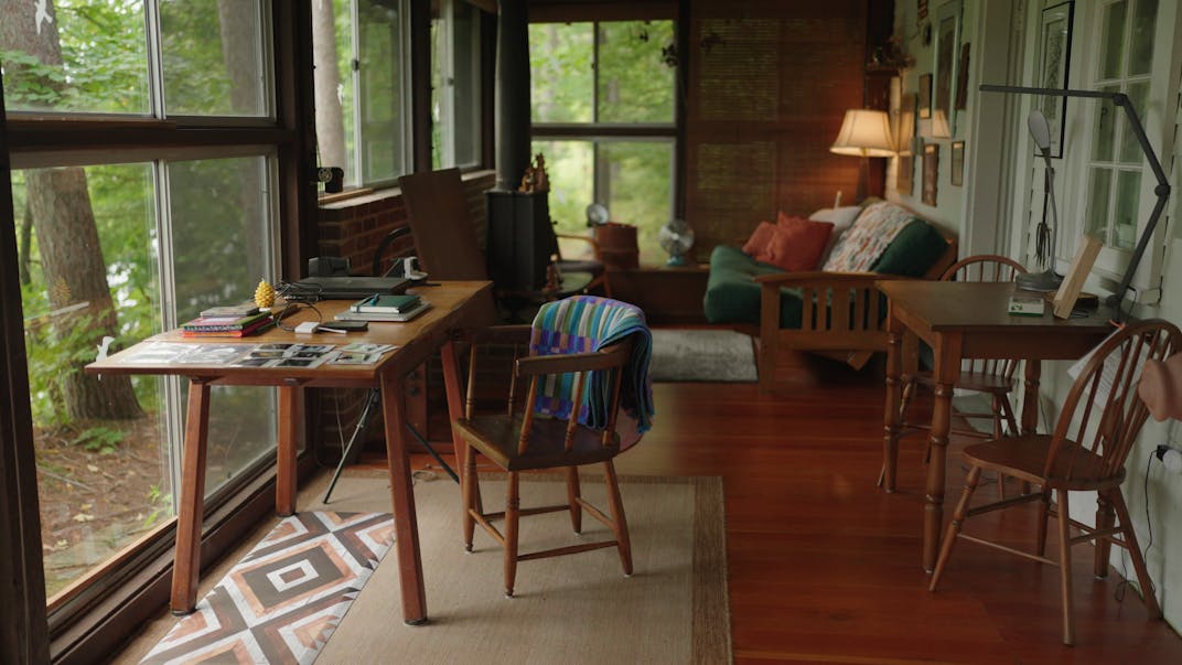 Inside the Science Museum of Minnesota’s Pine Needles cabin