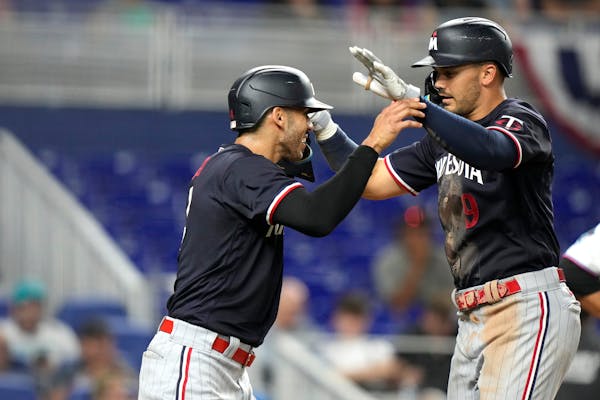 Larnach, Gallo propel offense to win in Miami, best Twins start since 2017