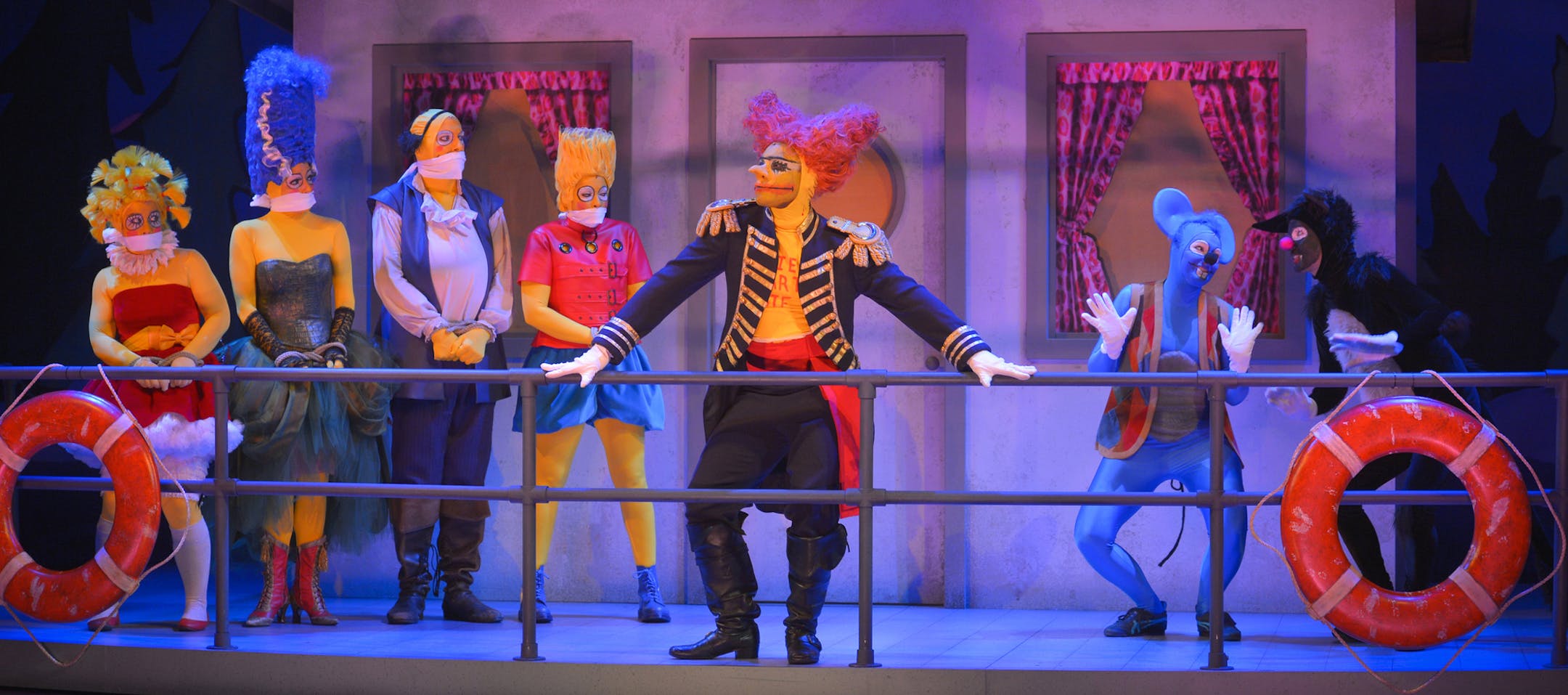 The cast of "Mr. Burns: A Post-Electric Play" at the Guthrie