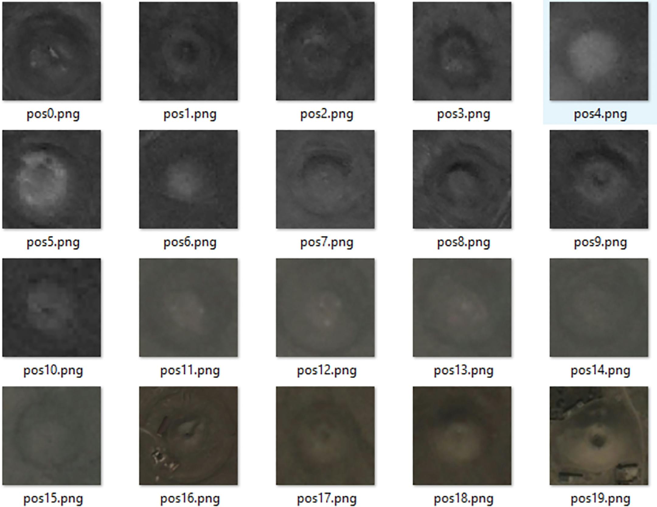 **EMBARGO: No electronic distribution, Web posting or street sales before 3:01 a.m. ET Tuesday, Nov. 24, 2020. No exceptions for any reasons. EMBARGO set by source.** In an undated photo via Pablo Crespo, Scythian burial sites used by Pablo Crespo and Gino Caspari to train a neural network. He had spent hours mapping burials using Google Earth images of territory in what is now Russia, Mongolia and Western China's Xinjiang province. (Via Pablo Crespo via The New York Times) -- NO SALES; FOR EDIT