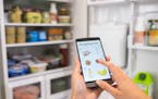 Some smart refrigerators feature LCD screens that make it possible to have groceries delivered to your doorstep without leaving the kitchen. (Dreamsti
