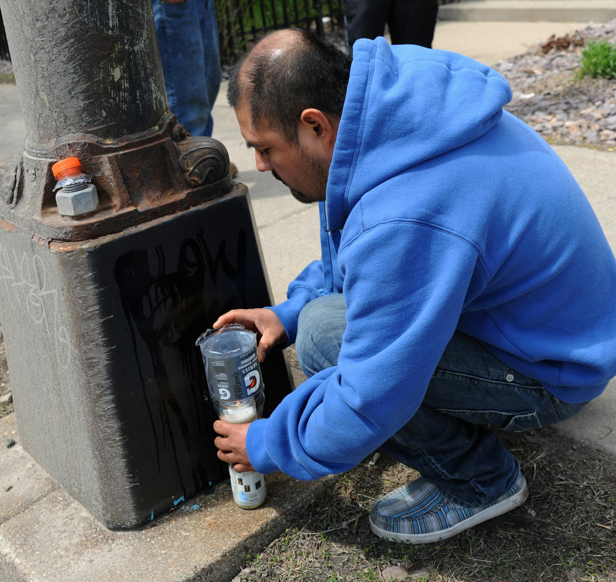 The driver of the motorcycle, Ivan Romero Oliveras, was killed during crash with a police squad at the intersection of 26th Street and Blaisdell Avenue. His passenger, Jocelin Torrejon, was injured and is listed as serious at HCMC. The crash happened as police officers were responding to the scene where 2 Minneapolis police officers were shot. Leandro Comacho of Minneapolis was good friends with Ivan Romero Oliveras, was killed during crash with a police squad at the intersection of 26th , he sa