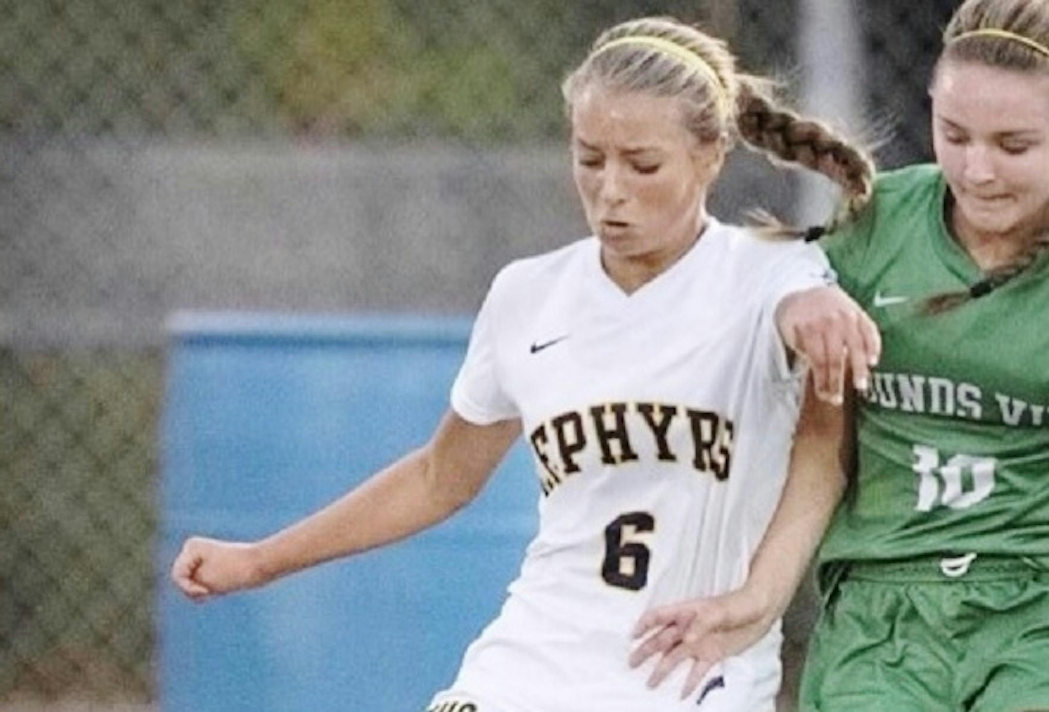According to Mahtomedi coach Dave Wald, sophomore forward Audrey Sexson (left) is the Zephyrs' most skilled player. But until recently, that skill wasn't showing through in her play.