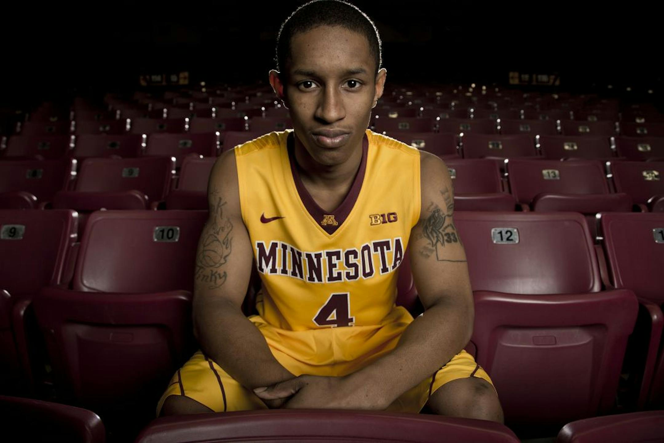 University of Minnesota Basketball – DeAndre Mathieu (4).