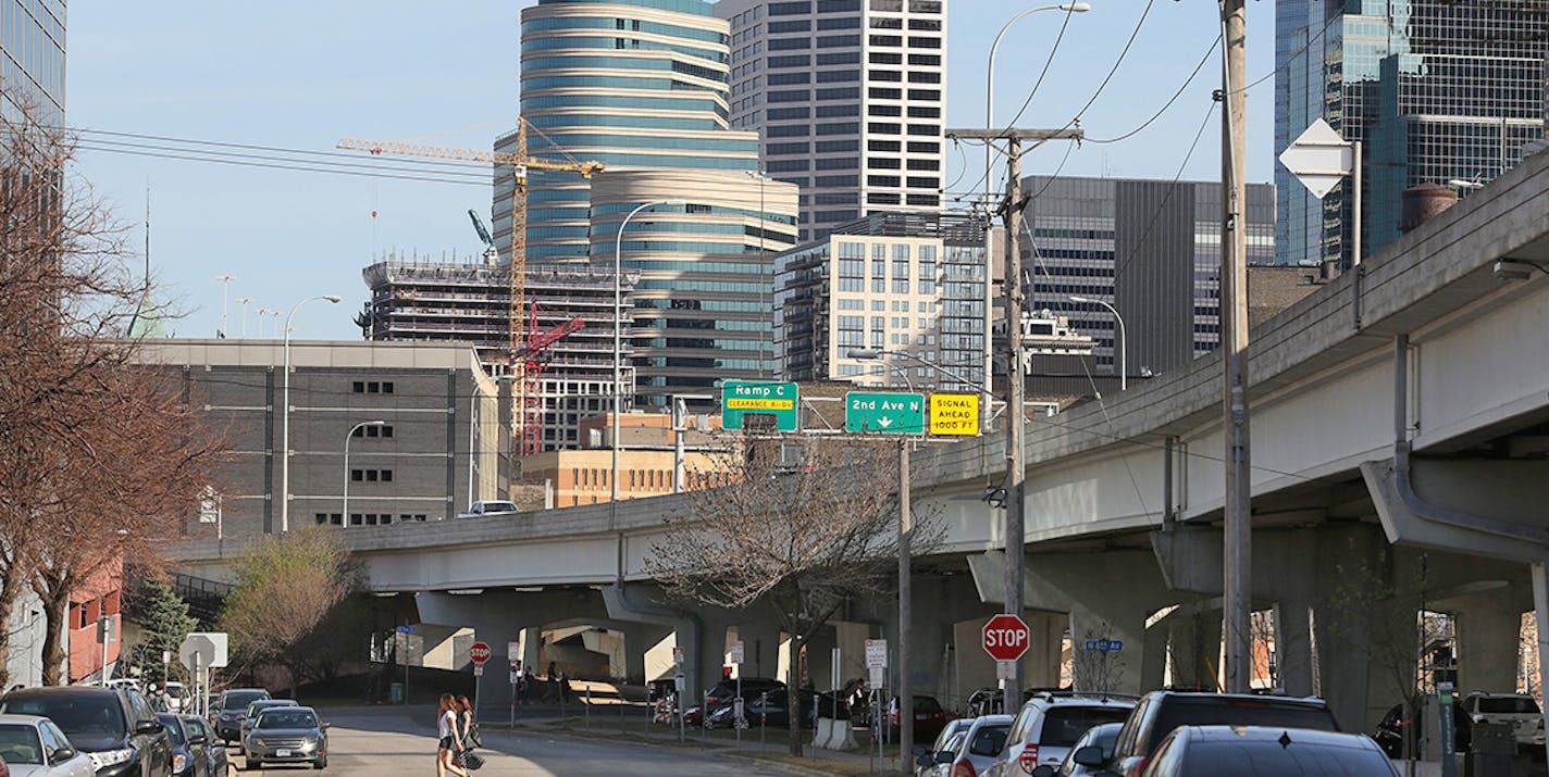 A possible site for the new Major League Soccer stadium in Minneapolis