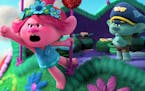 Poppy and Branch (voiced by Anna Kendrick and Justin Timberlake) are back in the movie "Trolls World Tour."
