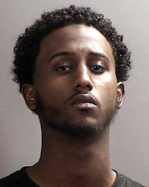 FILE - This file photo provided April 21, 2015 by the Sherburne County, Minnesota, Sheriff&#xed;s Office shows Hanad Mustafe Musse, 19. Musse is among