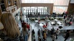 Students head to the next class of to lunch in the common area of Alexandria Area High School. ] (KYNDELL HARKNESS/STAR TRIBUNE) kyndell.harkness@star