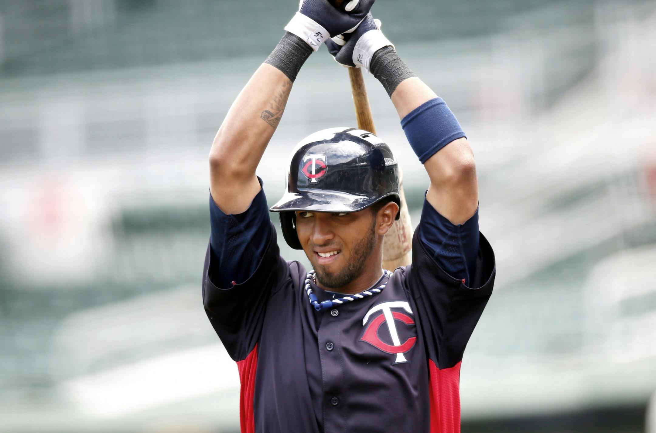 Twins infielder Eddie Rosario