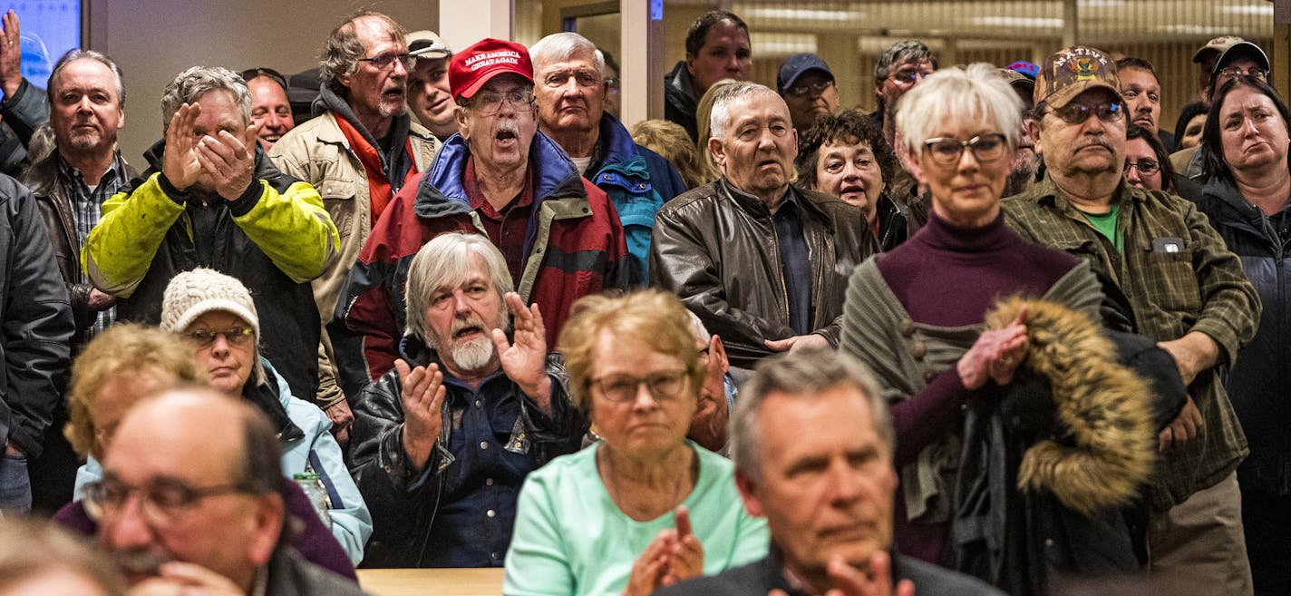 Those in attendance who favored a motion against refugee resettlement stood in the back and made their opinions known. ] Beltrami County is the latest in Minnesota to vote on refugee resettlement — and may be the first in Minnesota to ban it under the new Trump adminstration policy.RICHARD TSONG-TAATARII • richard.tsong-taatarii@startribune.com