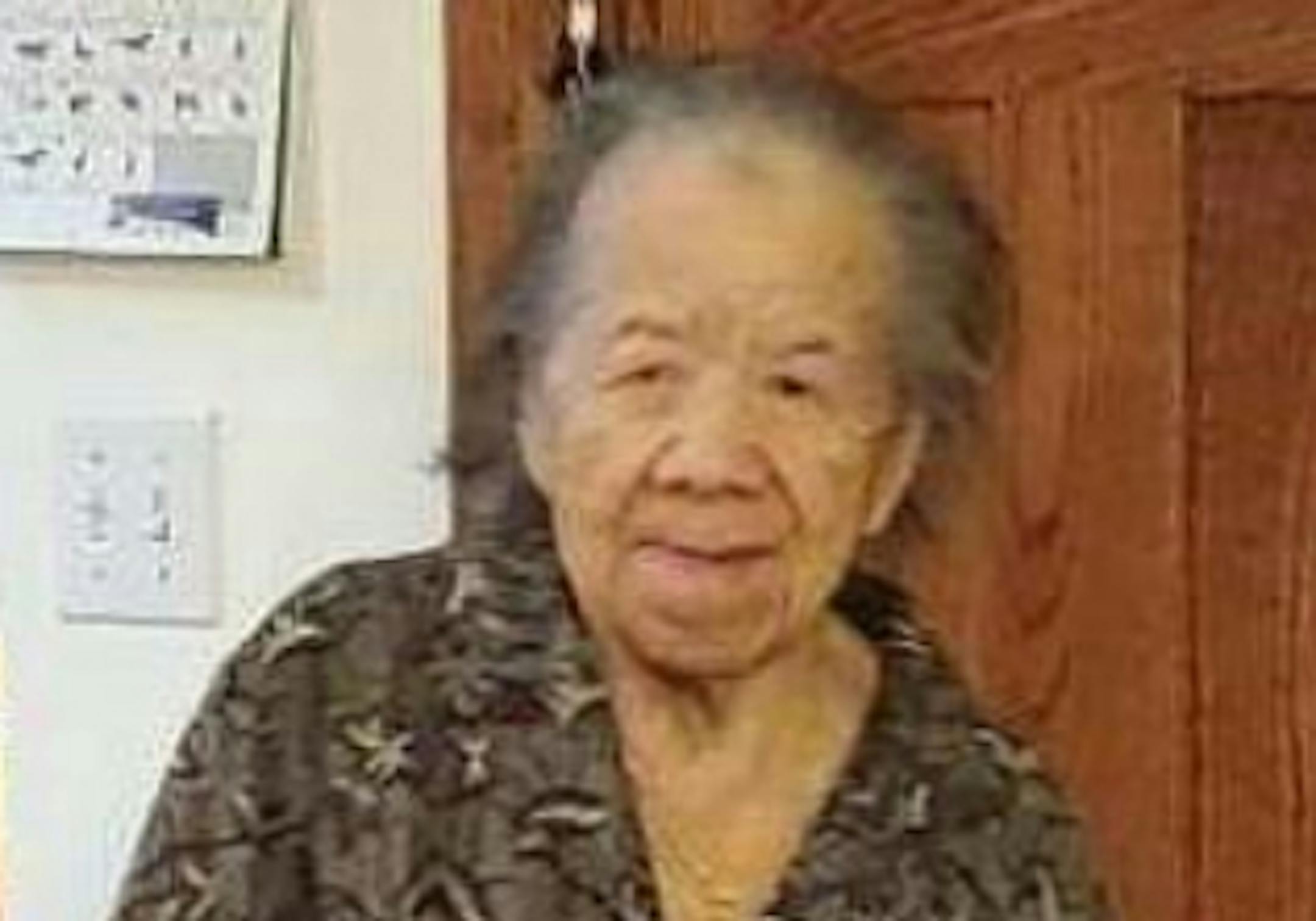 Shoua Lee was last seen wearing a gray and white checkered sweater with a black and white hat.