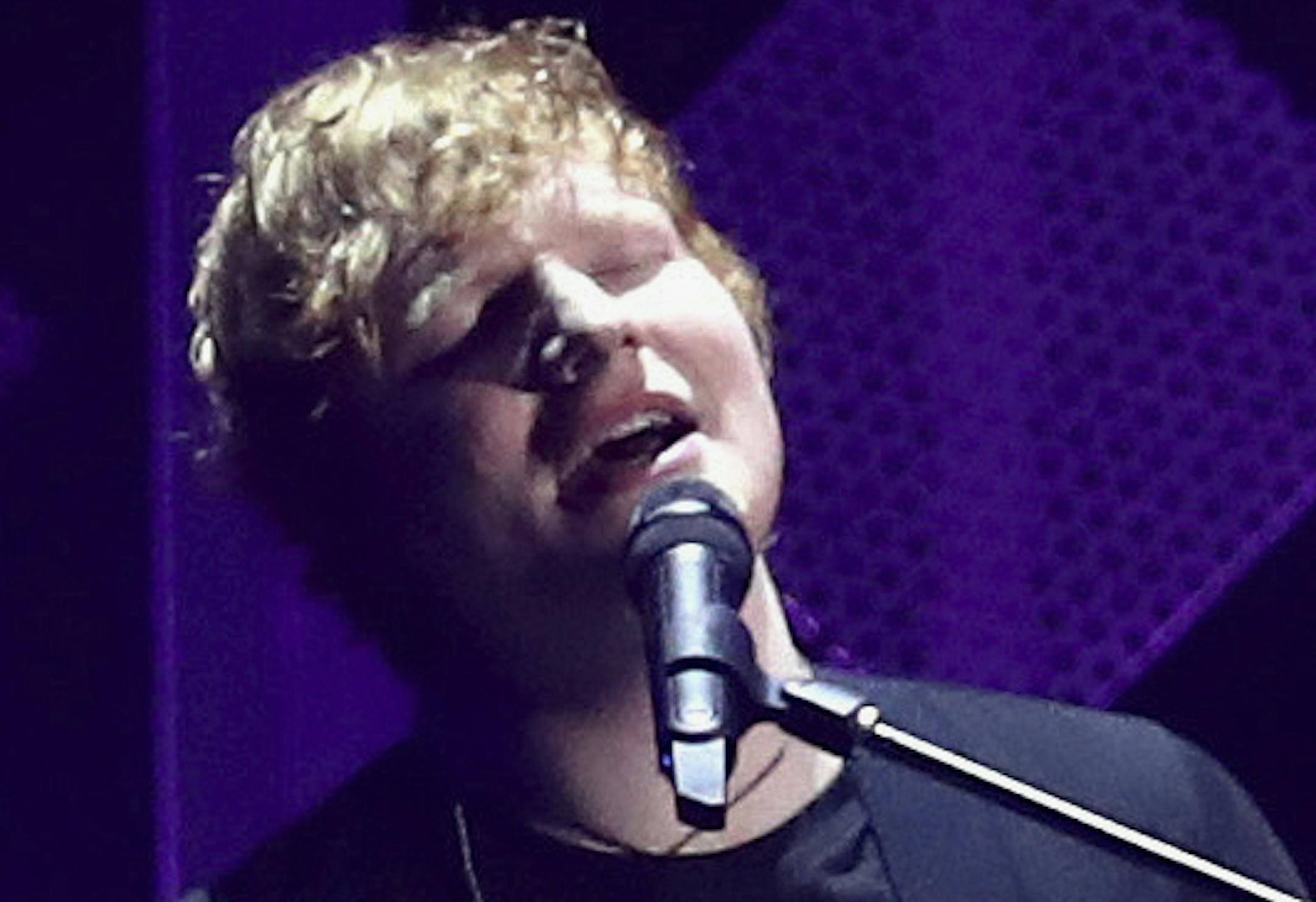 FILE - In this Dec. 1, 2017, file photo, Ed Sheeran performs at Jingle Ball at The Forum in Inglewood, Calif. The Grammys may have dissed Sheeran, but Spotify says he's the most streamed artist of the year. The streaming service announced Tuesday, Dec. 5, that Sheeran tops its 2017 list with 6.3 billion streams. (Photo by John Salangsang/Invision/AP, File)