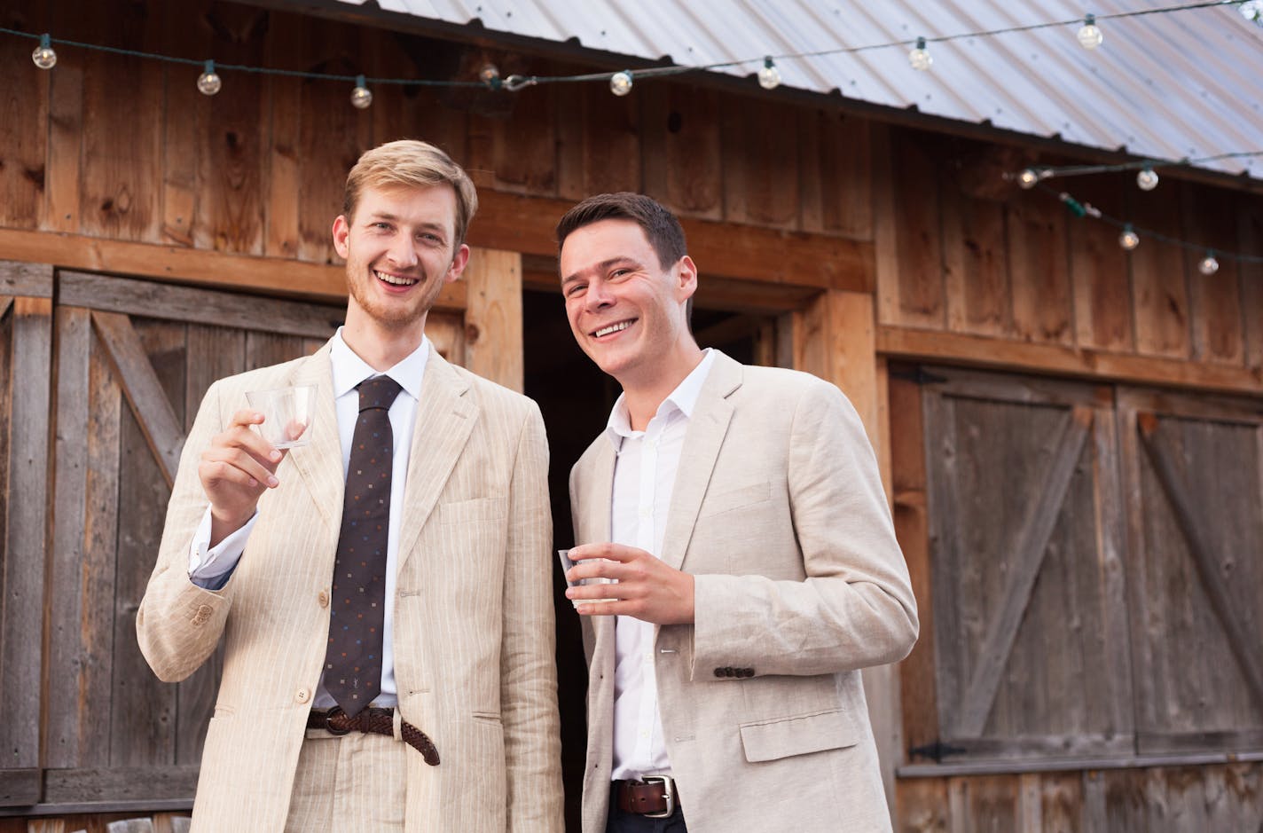 Lakes Area Music Festival associate artistic director John ­Taylor Ward and artistic and executive director Scott Lykins.