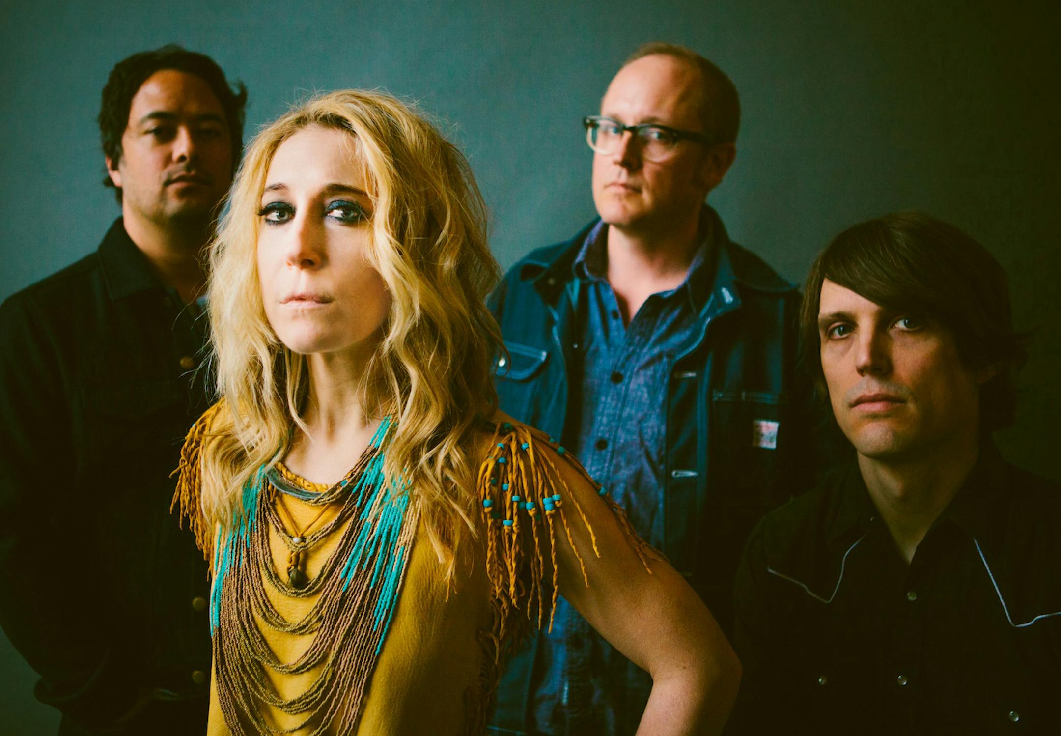 Heartless Bastards L to R: Mark Nathan, Erika Wennerstrom, Jesse Ebaugh, Dave Colvin Photo by Courtney Chavanell