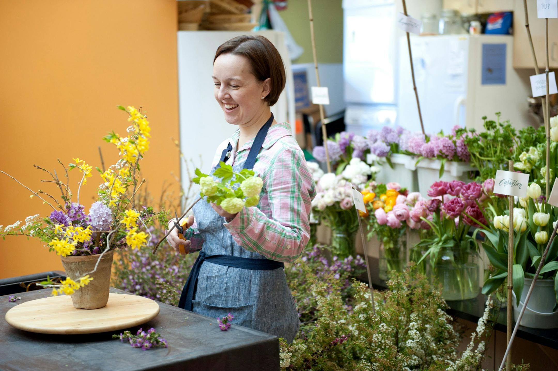 Floral designer Ashley Fox Photo: Amanda Nippoldt