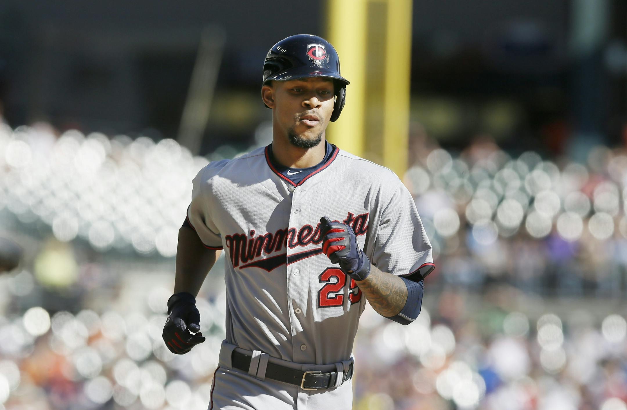 Twins center fielder Byron Buxton