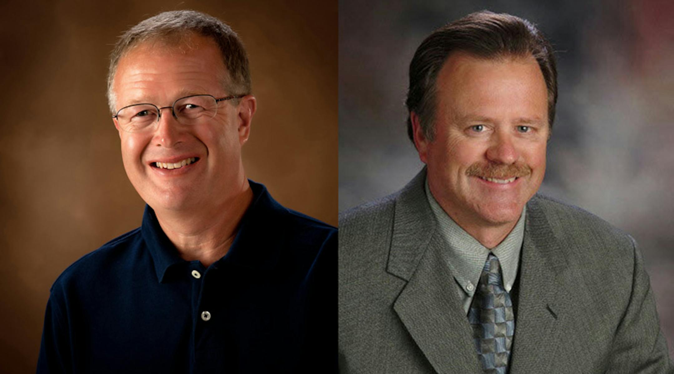 Rick Olseen, left, and Mark Uglem