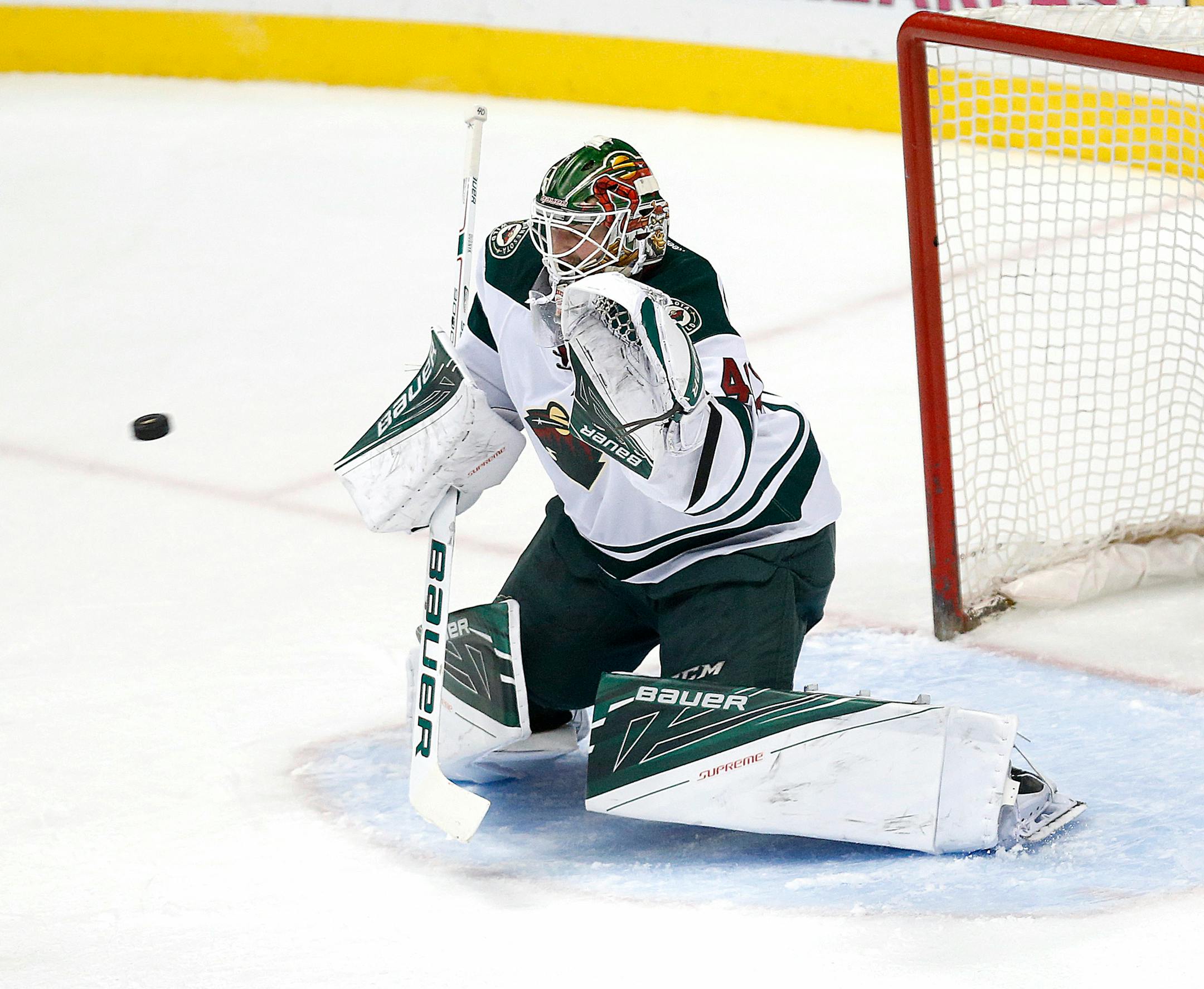 Wild goalie Devan Dubnyk