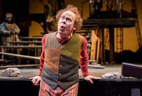 Dean Holt in &#x2018;The Hobbit&#x2019; at the Children's Theatre Company. Photo by Dan Norman