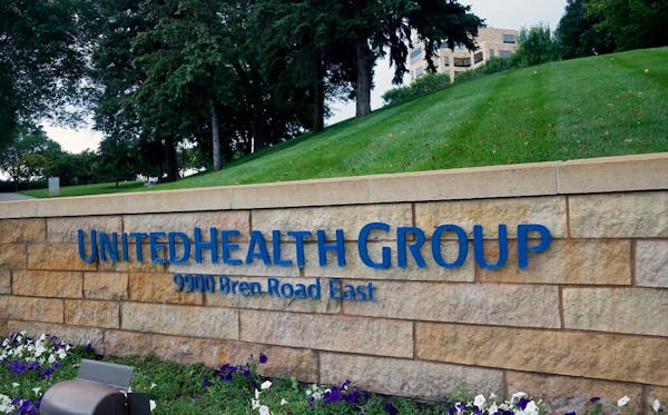 FILE - This July 12, 2019 file photo shows the UnitedHealthcare headquarters in Minneapolis. UnitedHealth Group will spend nearly $8 billion in cash t