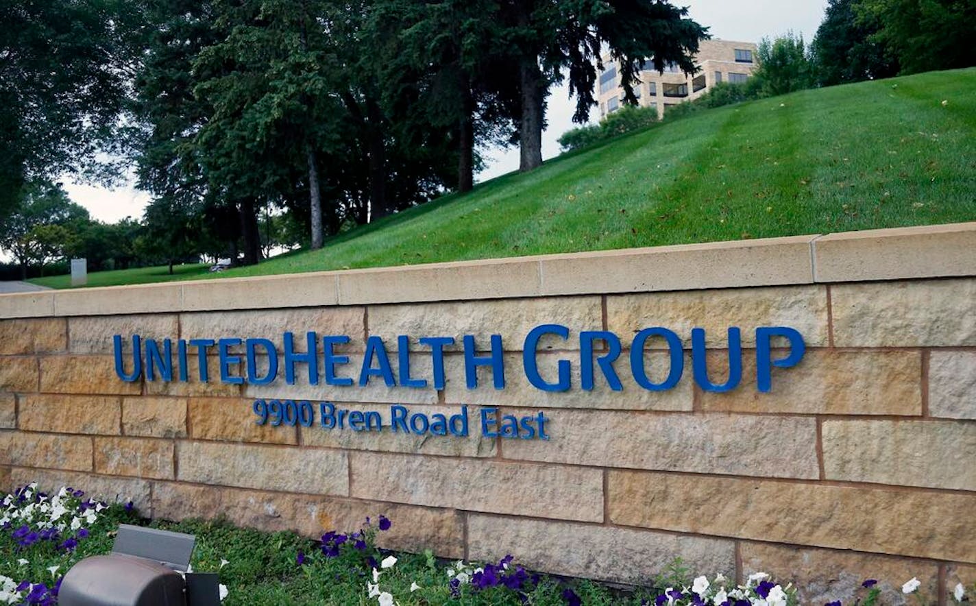 FILE - This July 12, 2019 file photo shows the UnitedHealthcare headquarters in Minneapolis. UnitedHealth Group will spend nearly $8 billion in cash to add a health care technology company to its growing Optum business. UnitedHealth said Wednesday, Jan. 6, 2021 that it will add Change Healthcare to its OptumInsight segment and boost its ability to provide data analytics and revenue cycle management support, among other offerings. (AP Photo/Jim Mone, File)