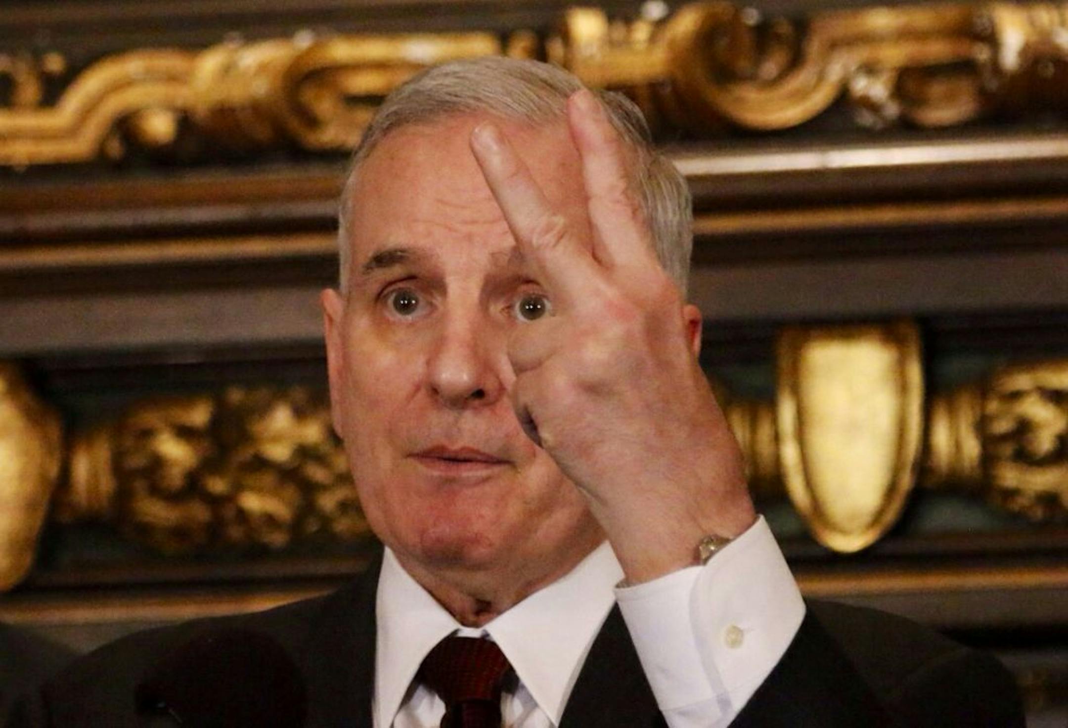 Governor Mark Dayton discusses the tax bill Passed by the senate and expected to pass The house and signed into law later this evening.