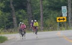 Cyclists hit the road in northern Minnesota with Wahoo Adventures.
