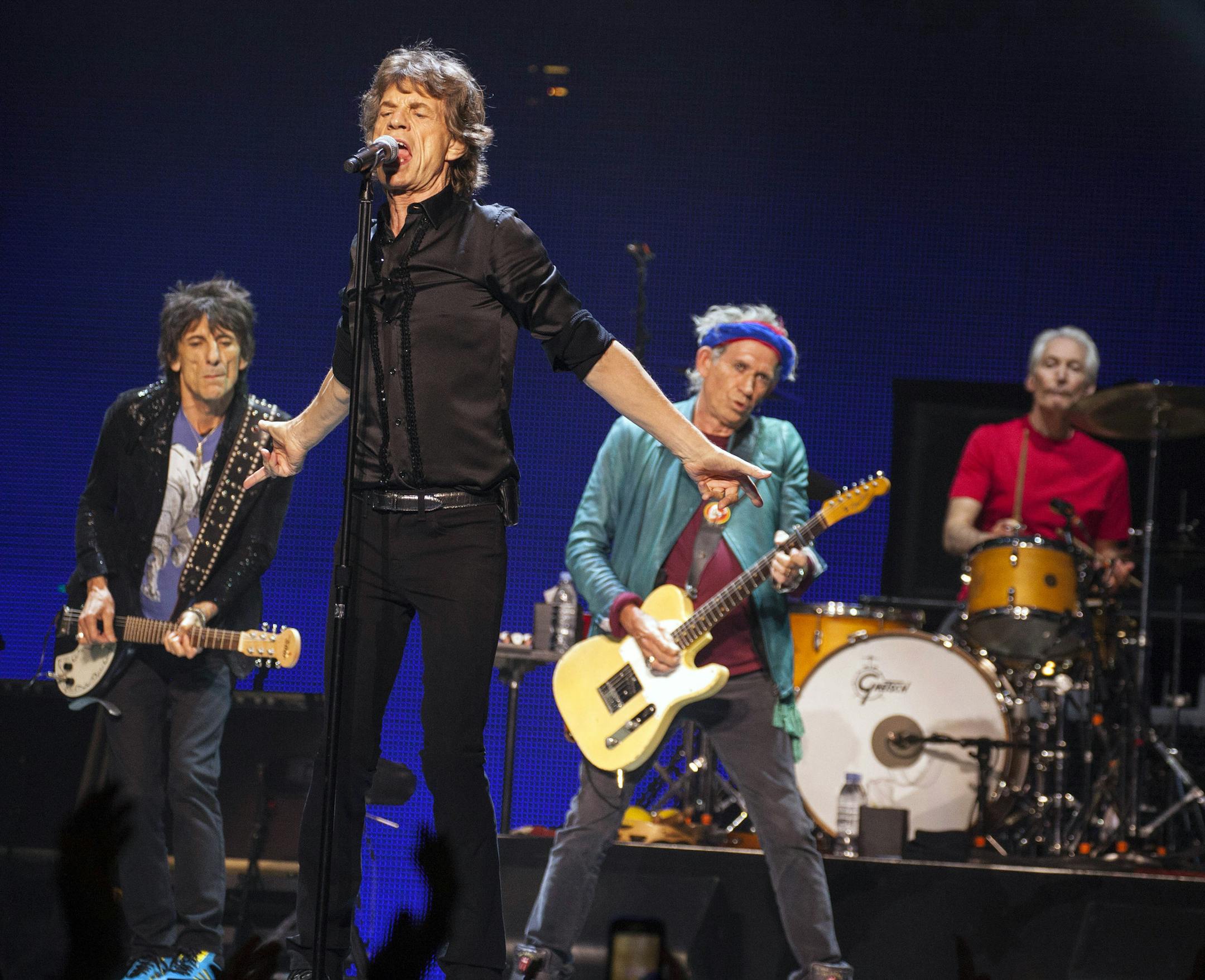 Rolling Stones — Ronnie Wood, Mick Jagger, Keith Richards and Charlie Watts — rocked Chicago’s United Center.