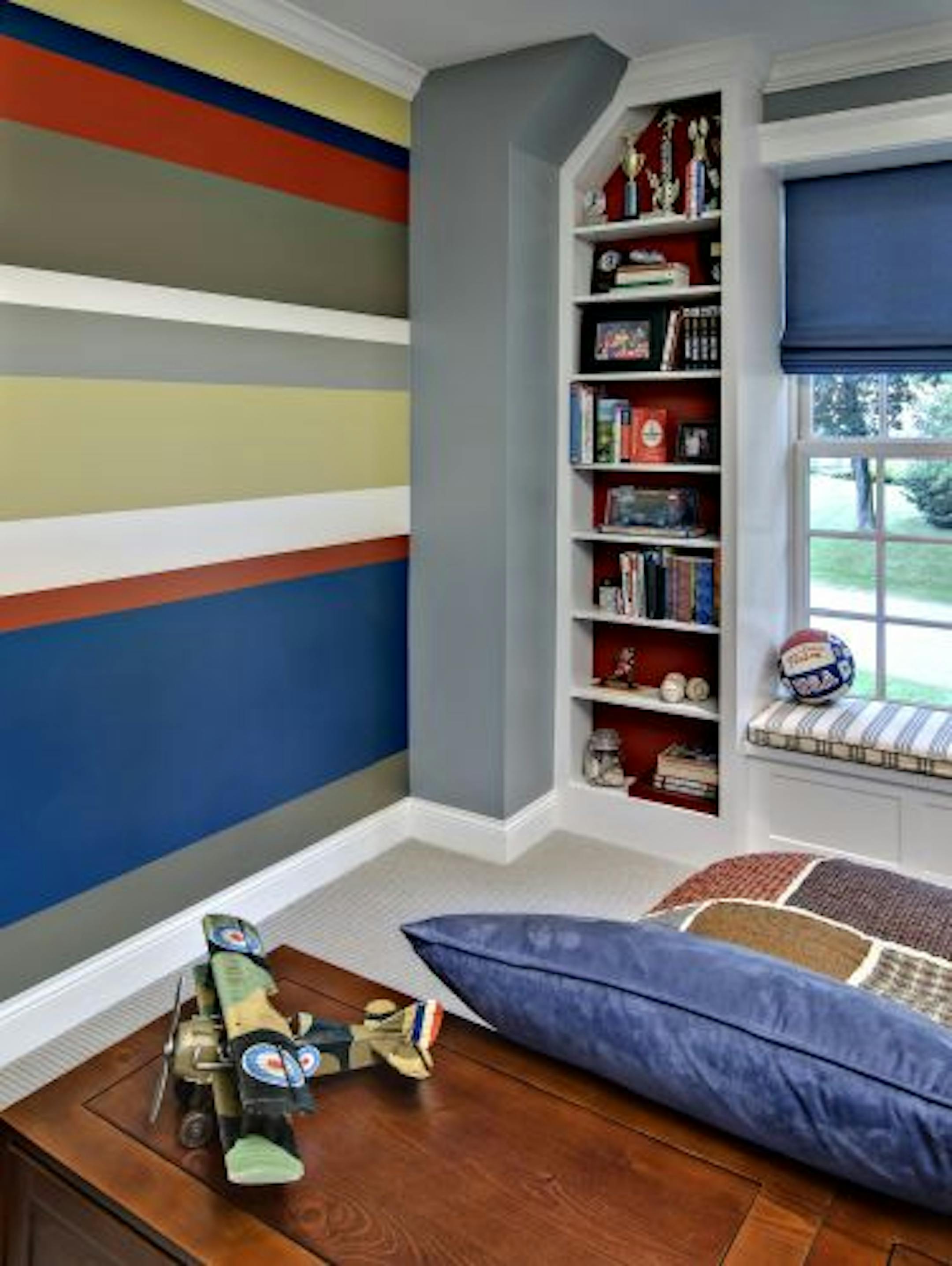 After: Lisa Ball, Design by Lisa, Minneapolis, gave this room a makeover designed to carry a soon-to-be teen through his school years.