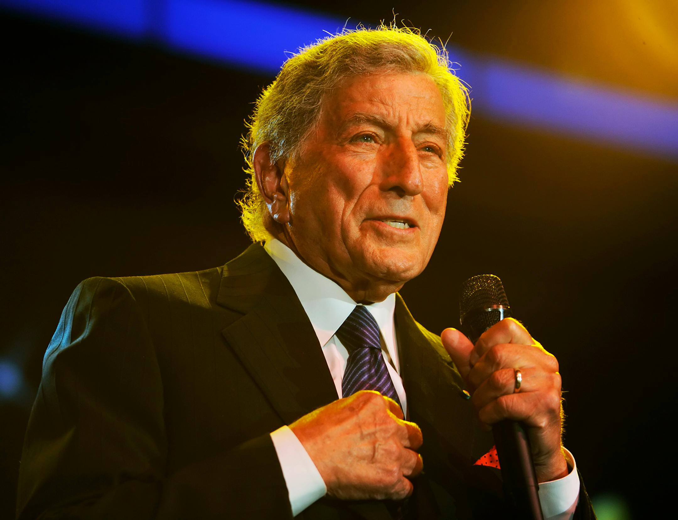 Tony Bennett performs at the Starkey Hearing Foundation's "So the World May Hear" Awards Gala Sunday, July 12, 2009 in St. Paul.