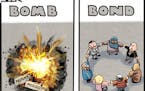 Sack cartoon: Attack on Dar Al Farooq Islamic Center