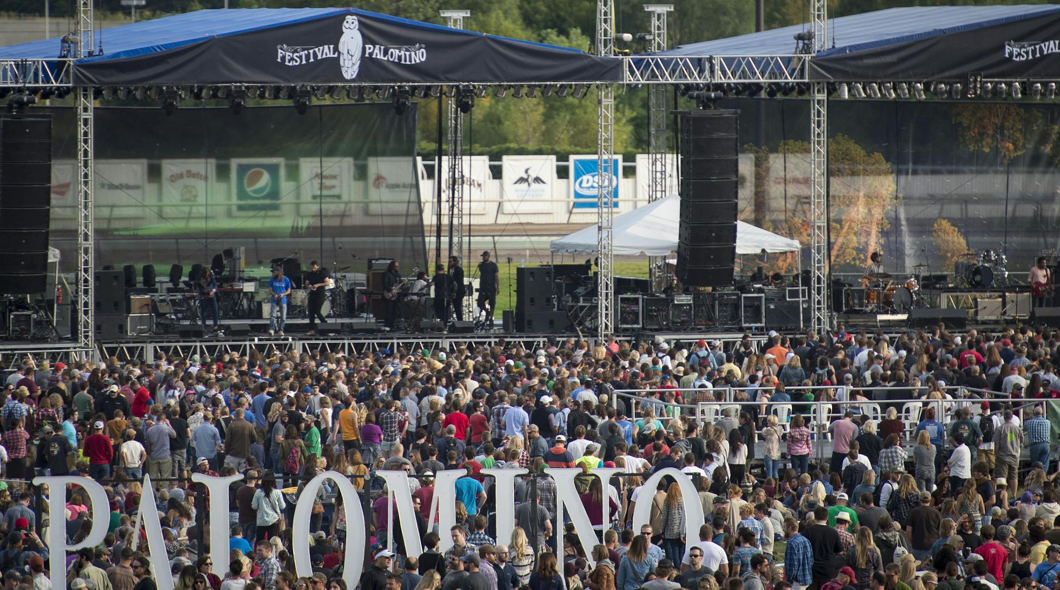 Festival Palomino from the Canterbury Park grandstands. ] Aaron Lavinsky • aaron.lavinsky@startribune.com Festival Palomino was held Saturday, Sept. 19, 2015 at Canterbury Park in Shakopee.