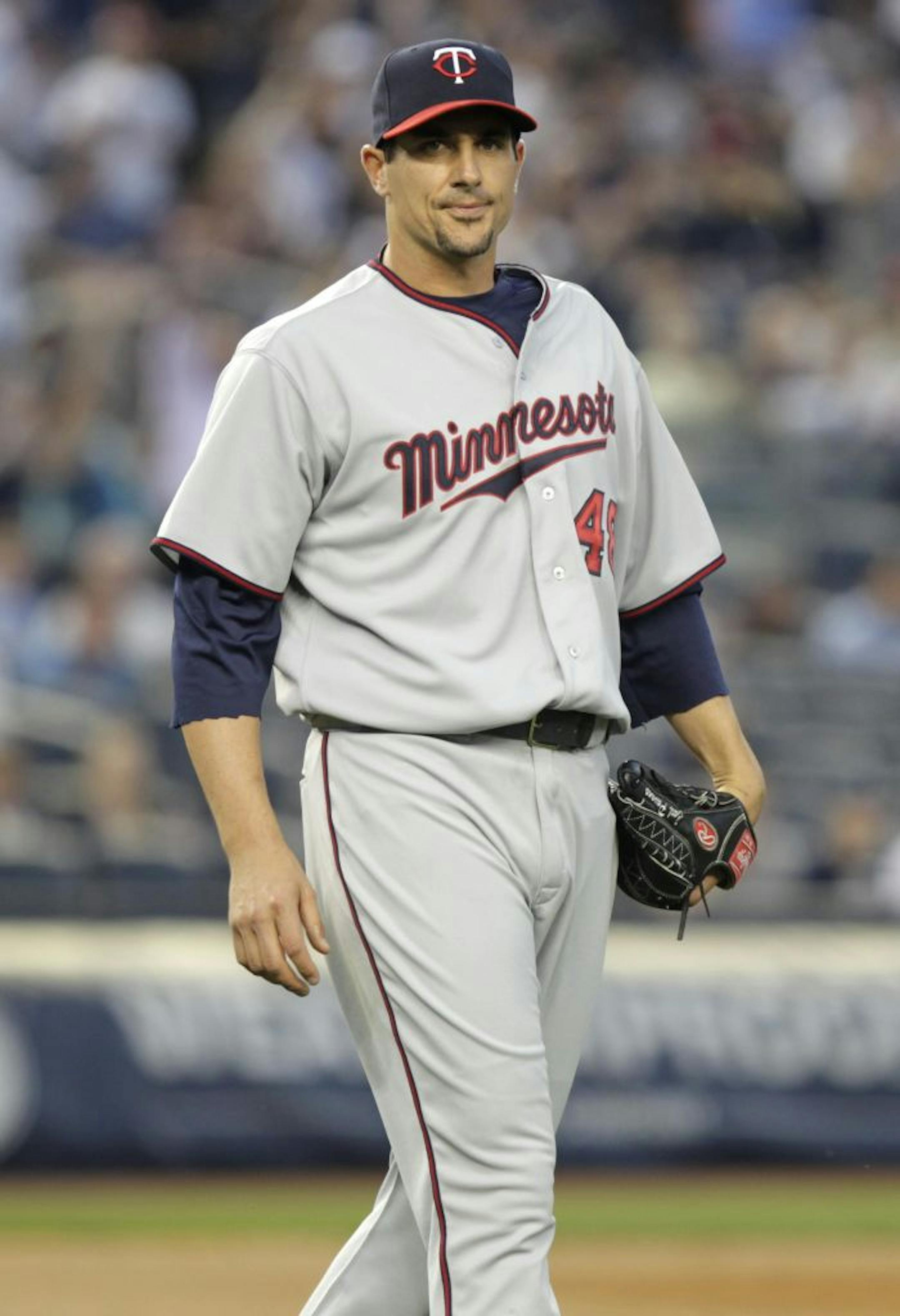Minnesota Twins pitcher Carl Pavano
