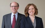 George Soule and Melissa Stull of Soule & Stull have resisted the trend toward large partnerships. "Small firm, big results," Stull said, citing a cli