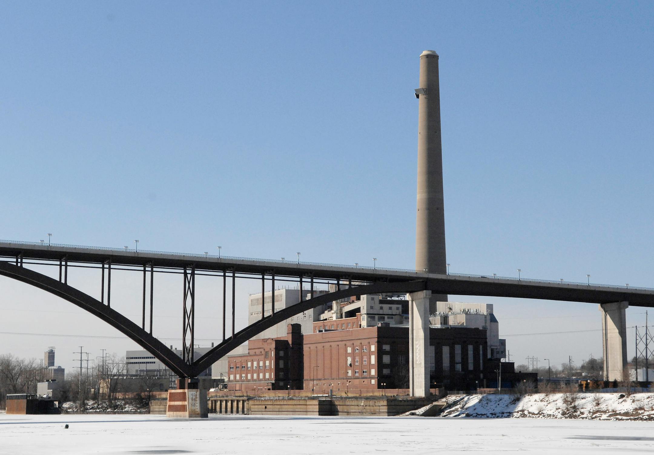 Xcel Energy's High Bridge plant was converted from coal-fired to natural gas.