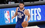 Philadelphia 76ers guard Ben Simmons has his flaws, but he would be a major addition for the Wolves.