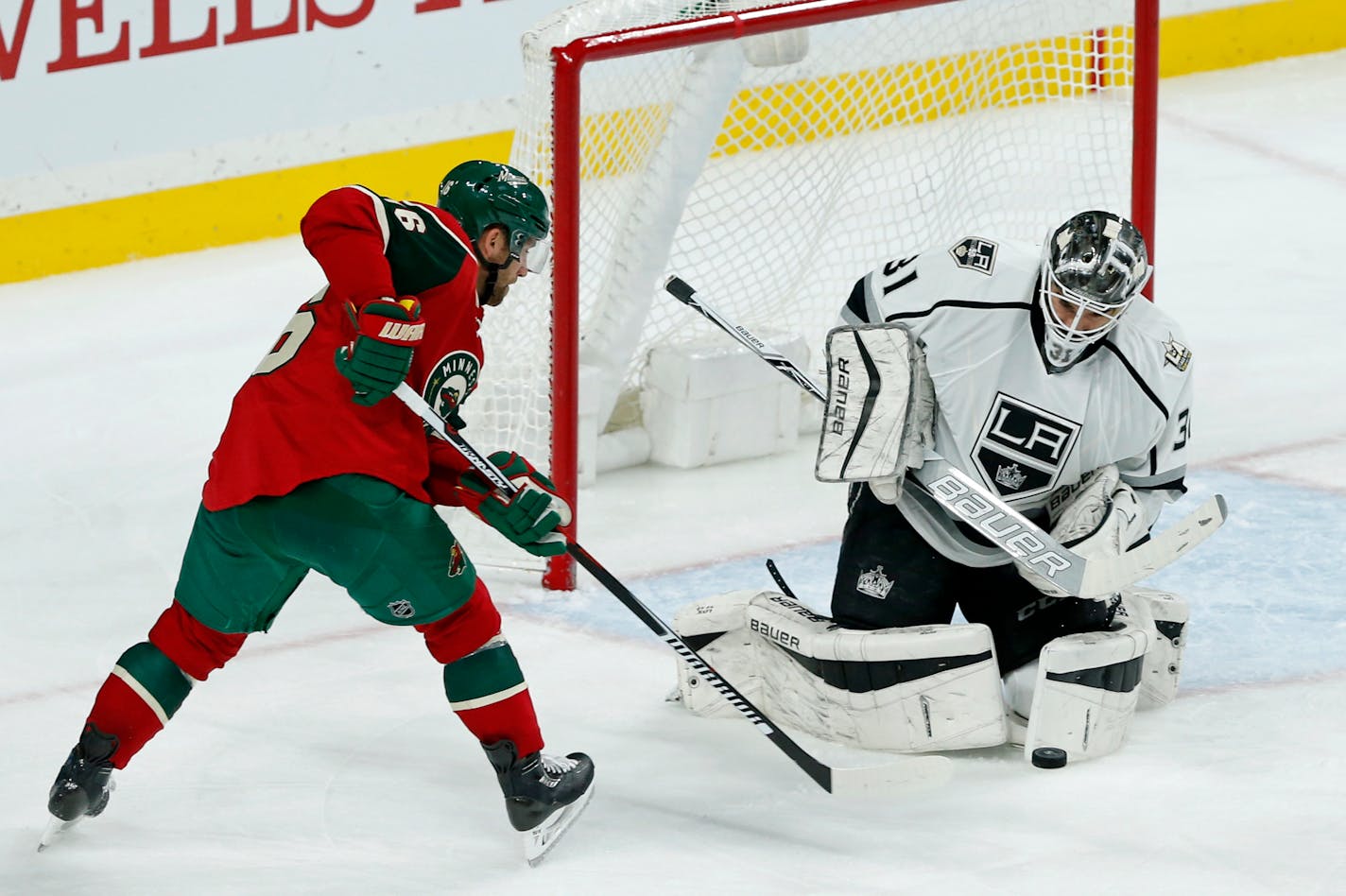 Because Jason Zucker, left, is the first Las Vegas-raised NHLer in history, some believe he is destined to be the player the Wild will lose in next June's expansion draft.