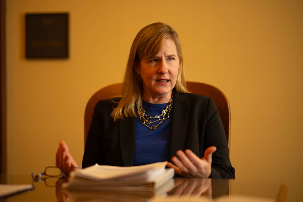 House Speaker Melissa Hortman said, even if another surplus shows up in state finances, lawmakers should not expect 2024 to be a “major budget year.”