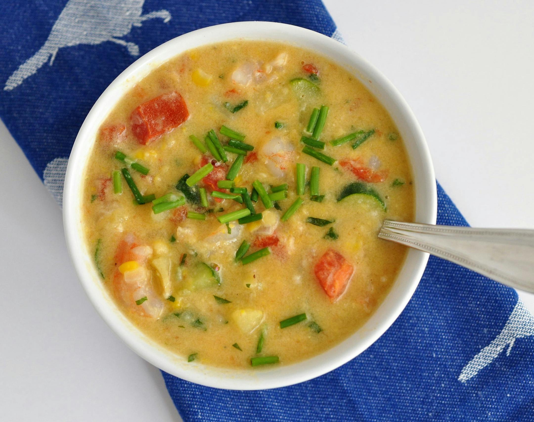 Shrimp and Corn Chowder.