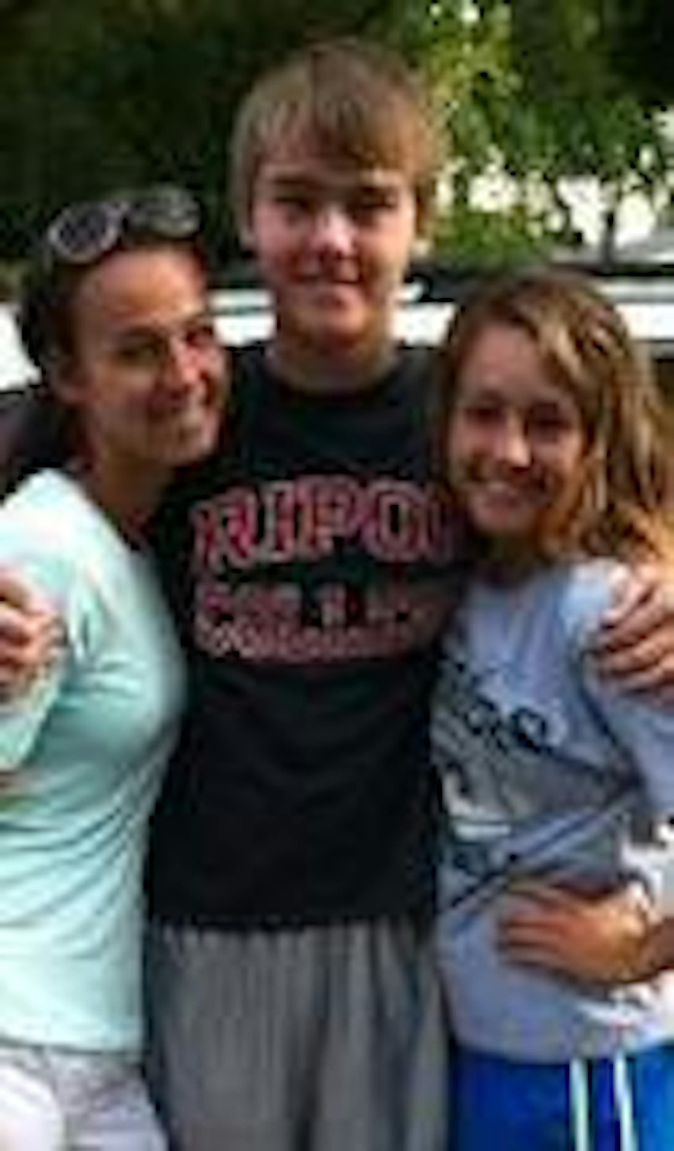 Courtesy Ziebol family The Ziebol teens, from left: Shannon, Adam and Taylor.