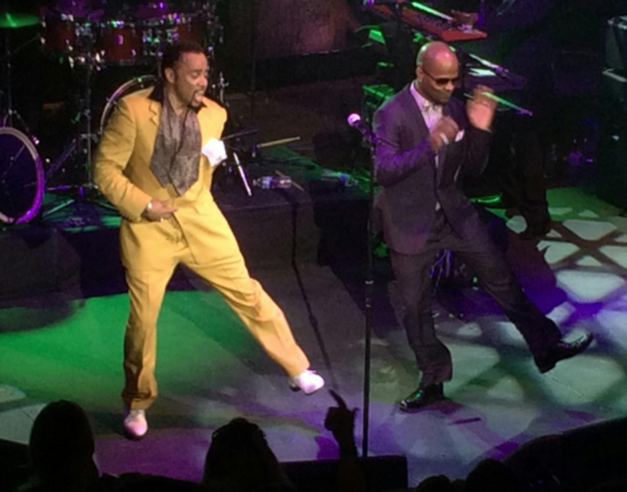 Morris Day and valet Thomas Austin danced at the Zoo.