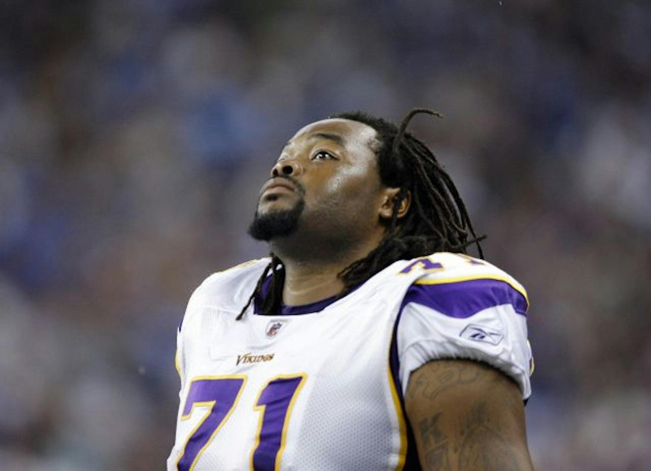 Vikings offensive tackle Phil Loadholt