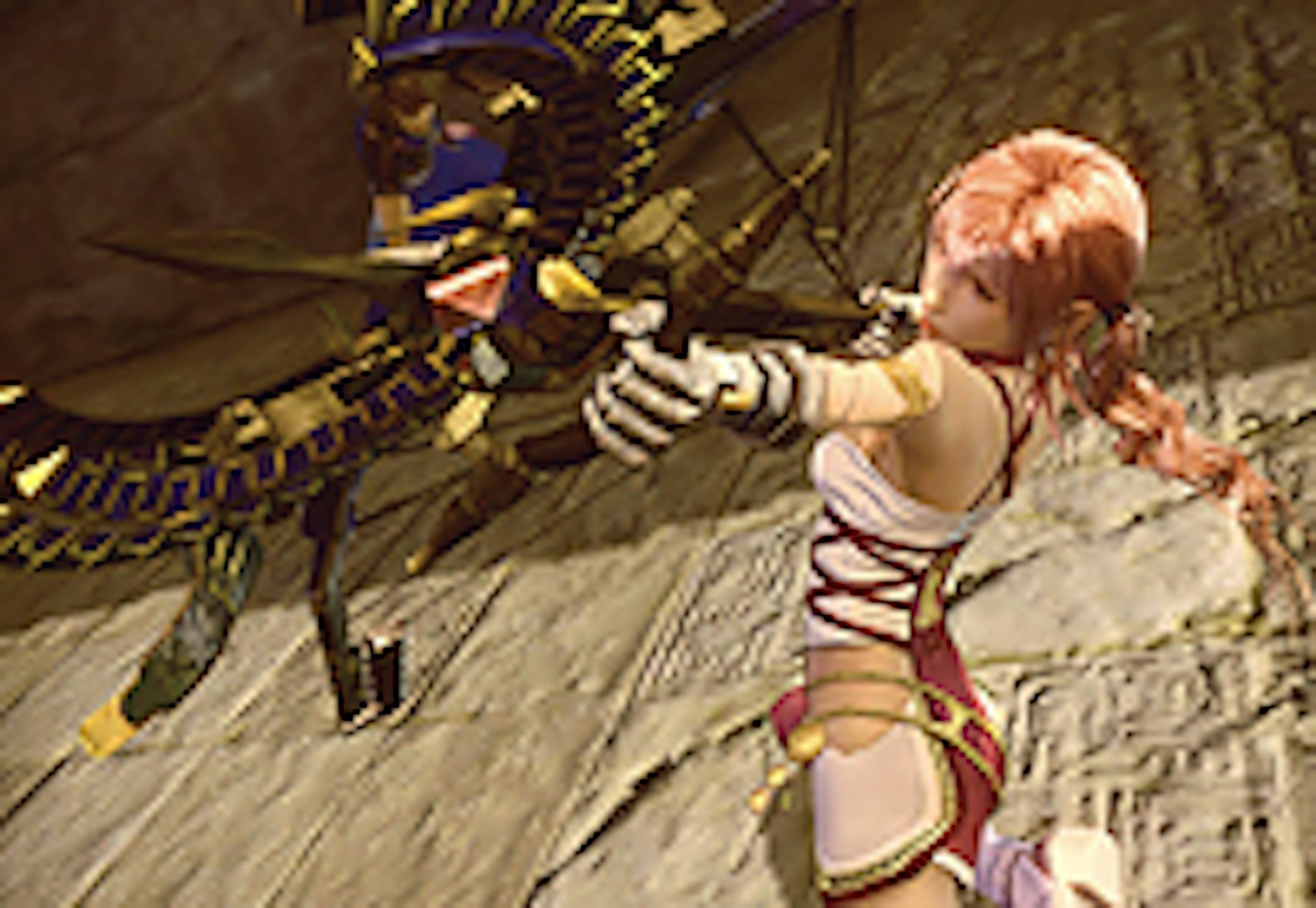 Lightning's sister Serah of "Final Fantasy XII-2"