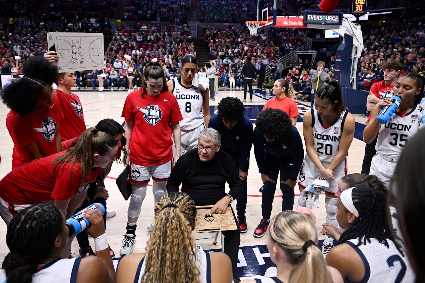 UConn Coach Geno Auriemma Breaks NCAA Wins Record, Getting 1,217th ...