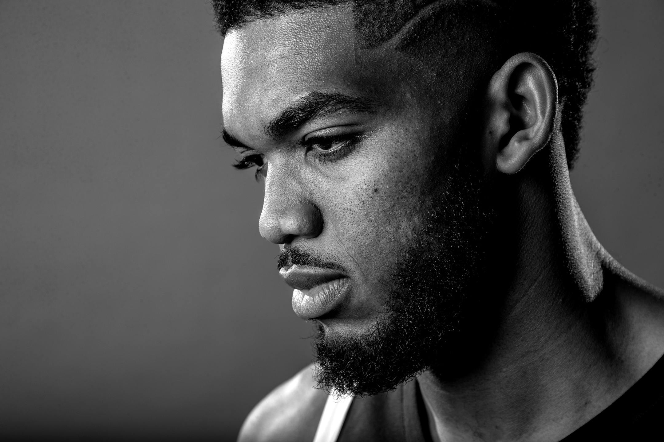 Minnesota Timberwolves Karl-Anthony Towns (32). ] CARLOS GONZALEZ &#xef; cgonzalez@startribune.com - September 22, 2017, Minneapolis, MN, NBA, Minnesota Timberwolves Media Day