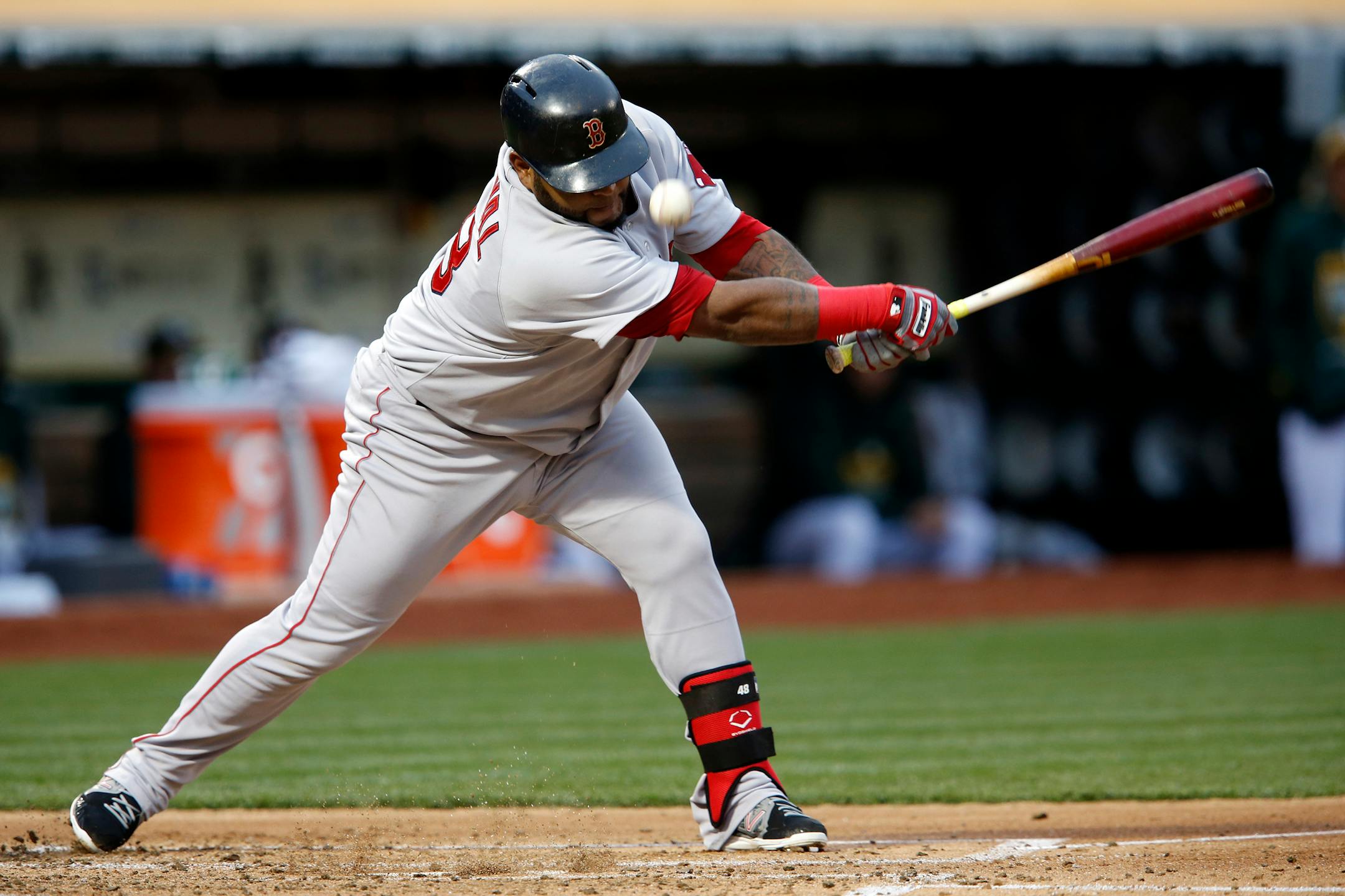 The Boston Red Sox's Pablo Sandoval