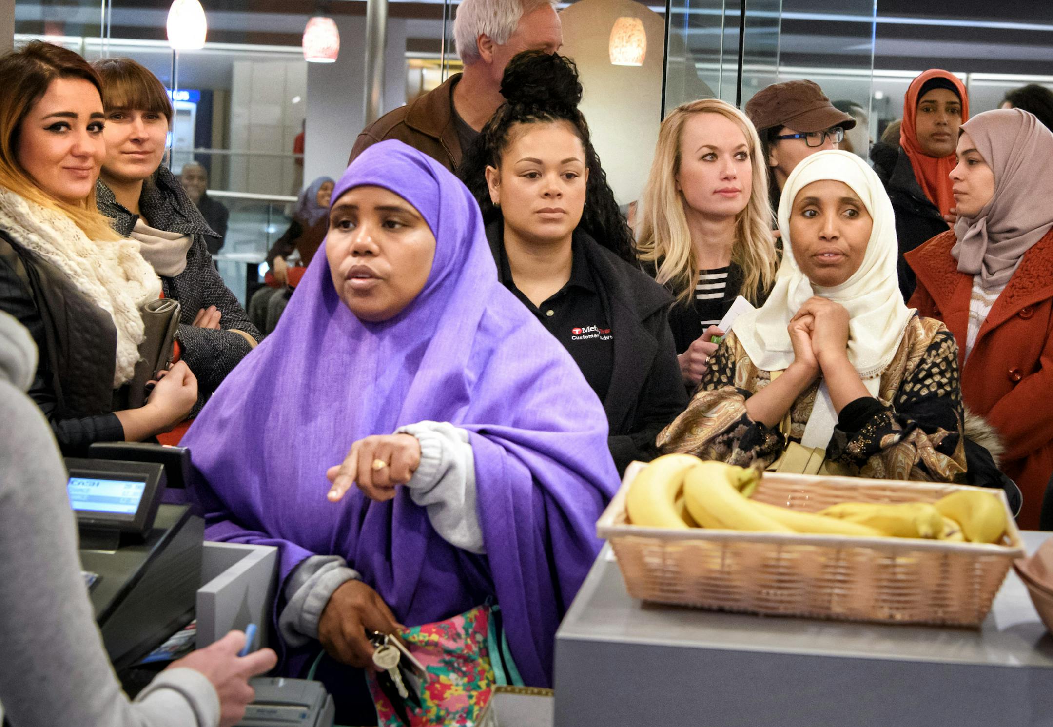 Students placed their orders with Oksana's daughter Valentina. ] GLEN STUBBE * gstubbe@startribune.com Wednesday, November 23, 2016 Former adult English as a Second Language student, Oksana Goldenstein, has opened a crepe shop downtown. She has invited her former Anoka-Hennepin classmates to come visit her shop. The classmates will take a field trip via Metro Transit bus to the crepe shop. On the ride, the English language learners will learn how to take public transportation.