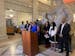 Minneapolis City Council Member Robin Wonsley speaks at a news conference on the statewide rideshare pay agreement on Thursday, May 23, 2024, at Minne