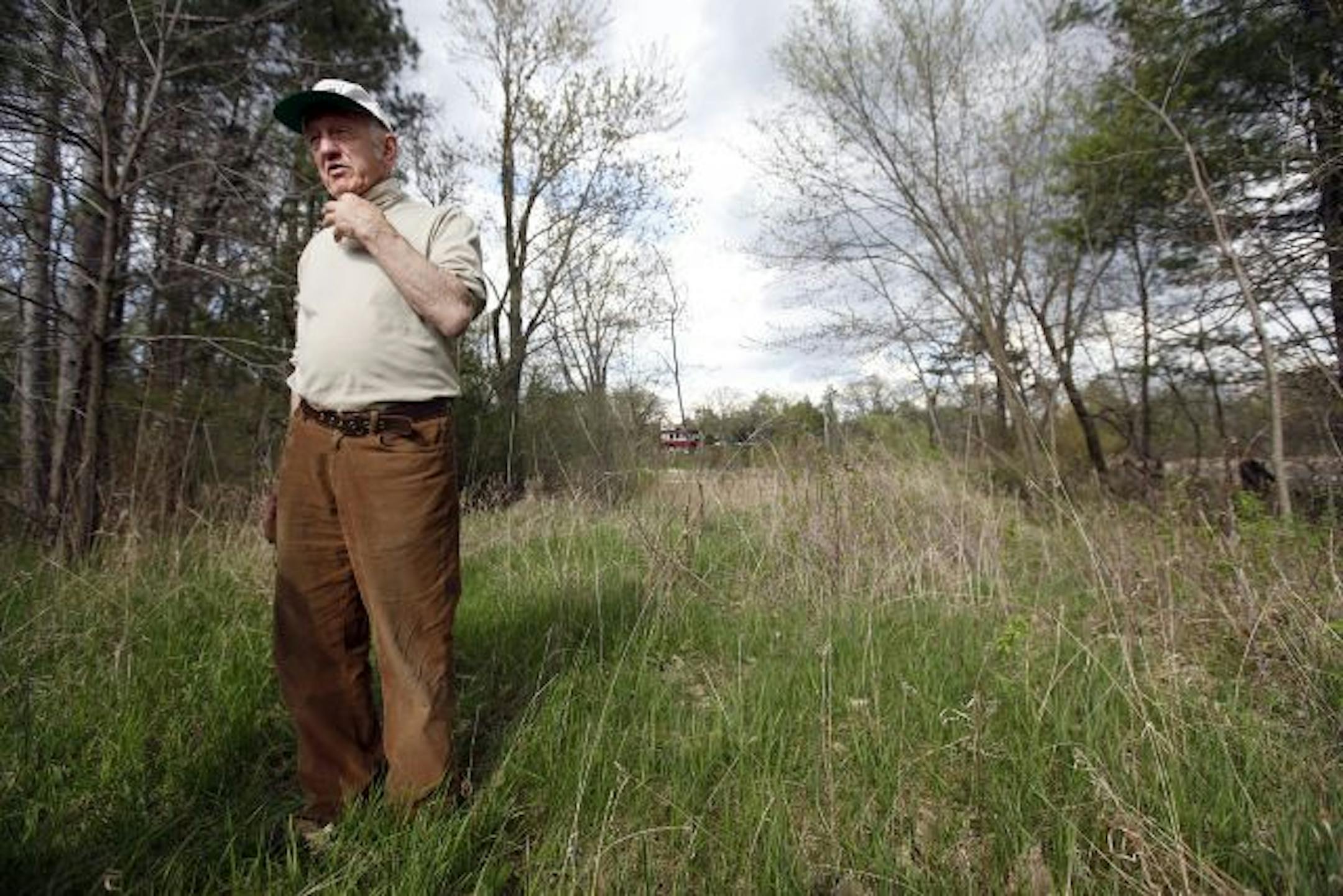 Lyle Bradley, a retired Anoka H.S. biology teacher is an avid birder who lives on the Rum River and teaches Community Ed. birding classes. He once lead high school students to look for fossils in Wyoming and found dinosaur bones that are still on display in the Science Museum of Minnesota in St. Paul. Bradley, a World War II pilot, says it's an incredible treat to see fuzzy wood duck babies pop out of the boxes and flop to the ground.