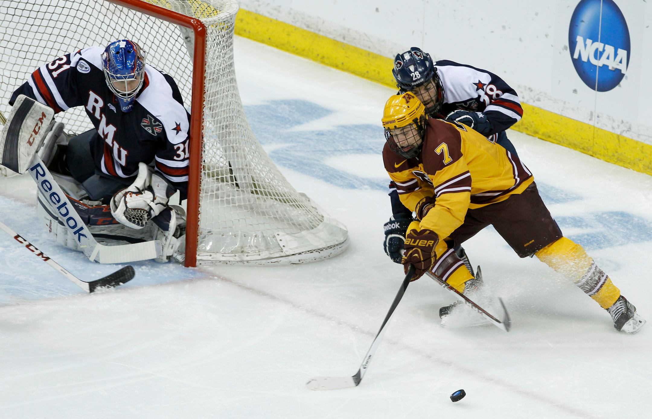 Minnesota forward Kyle Rau.